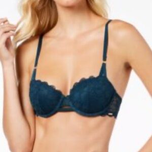 DKNY Superior Lace Bra & Bikini - Teal - 36C